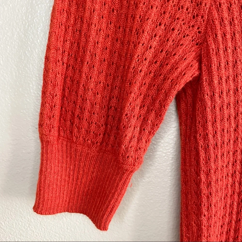 S O L D : Madewell Merino Wool Alpaca Blend Puff Sleeve Sweater Tee - Picture 8 of 13